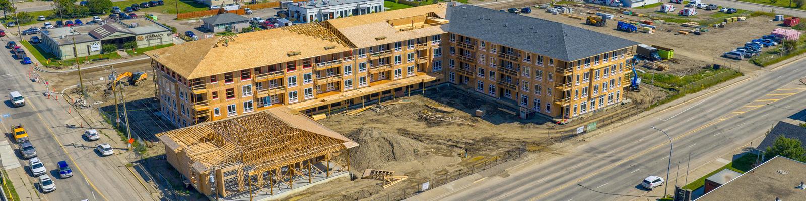 The VRS Senior Living project under construction.